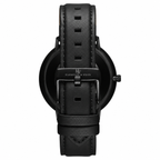 Men's Black Minimalist Watch