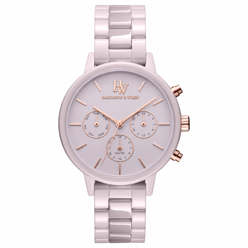 Women's Blush Pink Bracelet Watch