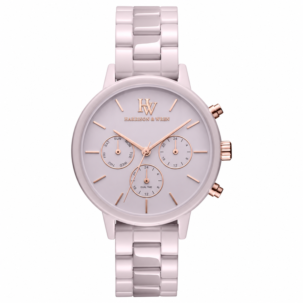Women's Blush Pink Bracelet Watch