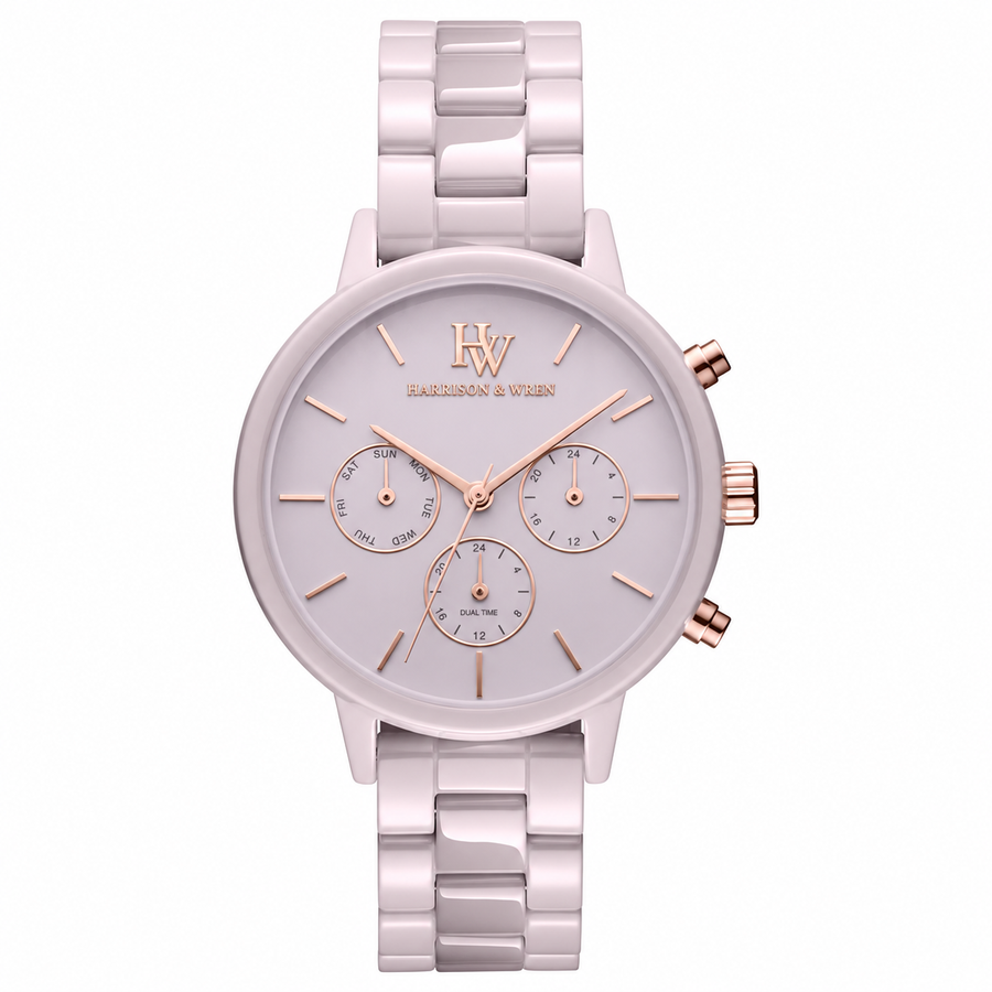 Women's Blush Pink Bracelet Watch