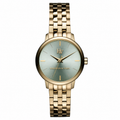 Women's Sage Green Dial Watch - Gold Tone